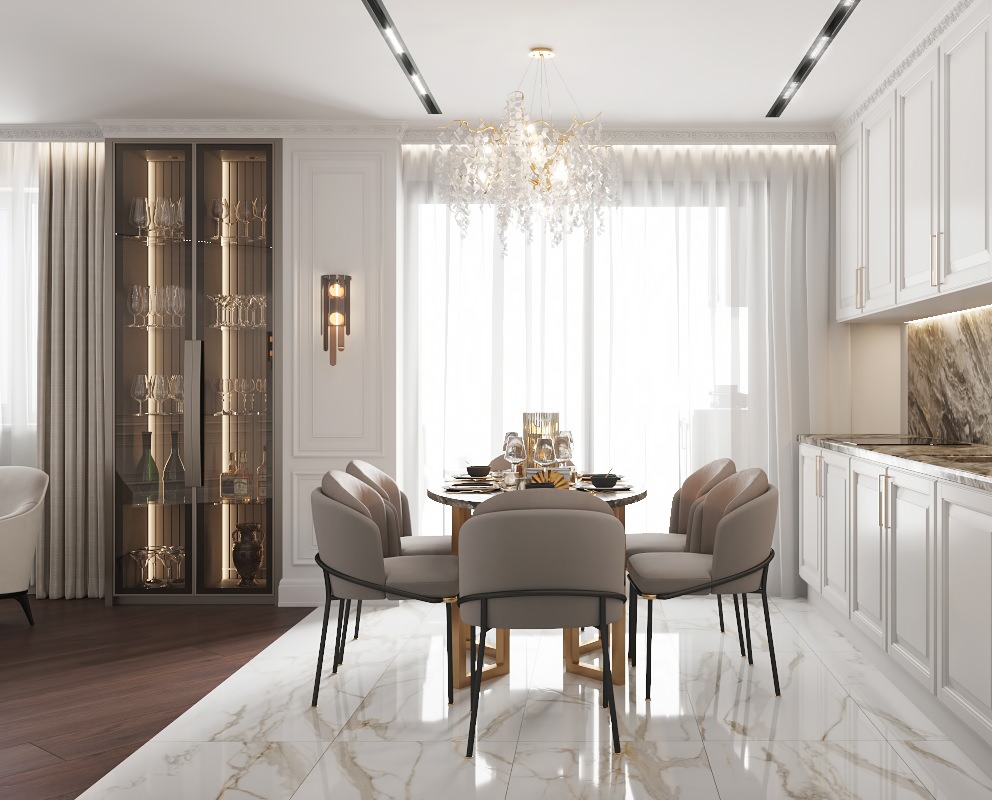 Проект квартиры 130 кв.м. 2021г.