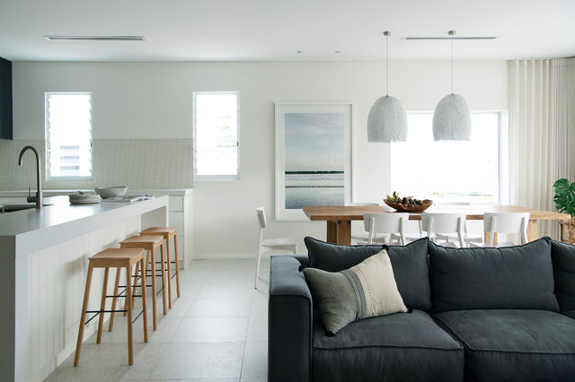 Trigg Beach House coastal-kitchen