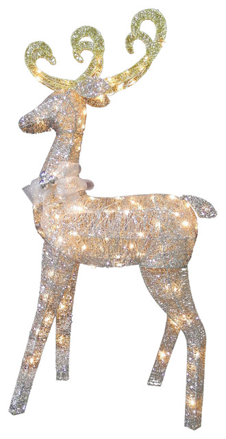 60 Reindeer Decoration With Clear Lights 60 Reindeer Decoration With Clear Lights