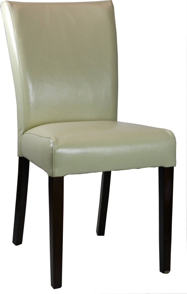 Low Back Leather Dining Chair Transitional Dining Chairs by