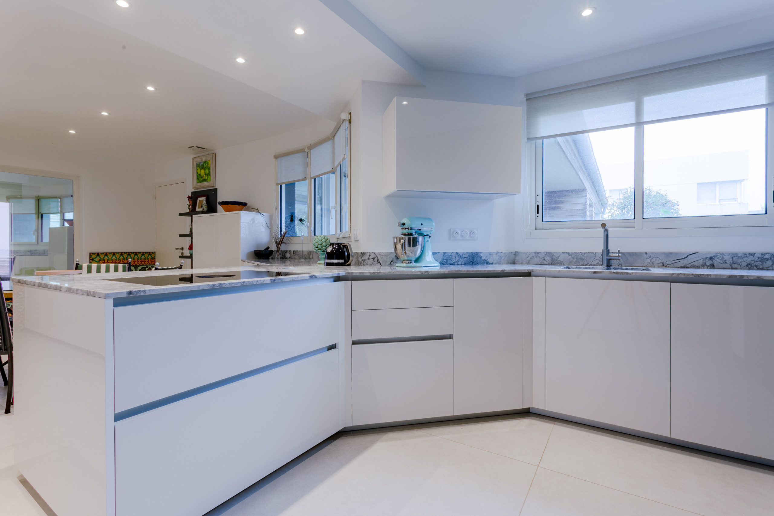 Création d'une cuisine atypique dans une maison d'architecte