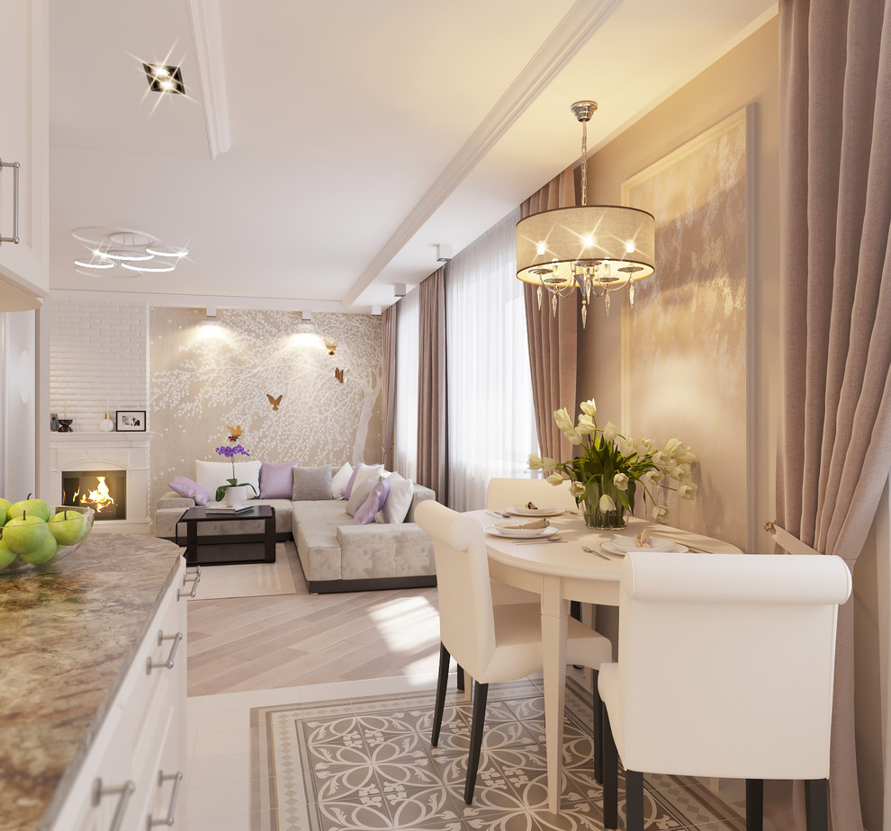 Дизайн Кухни-Гостиной