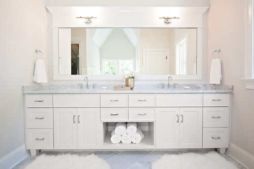 White Master Bathroom Countertops Design Ideas Traditional Black Elements White Cabinets Design Ideas Style Create Modern Sink Bath Vanity Cabinets Tile Marble Walls Gray