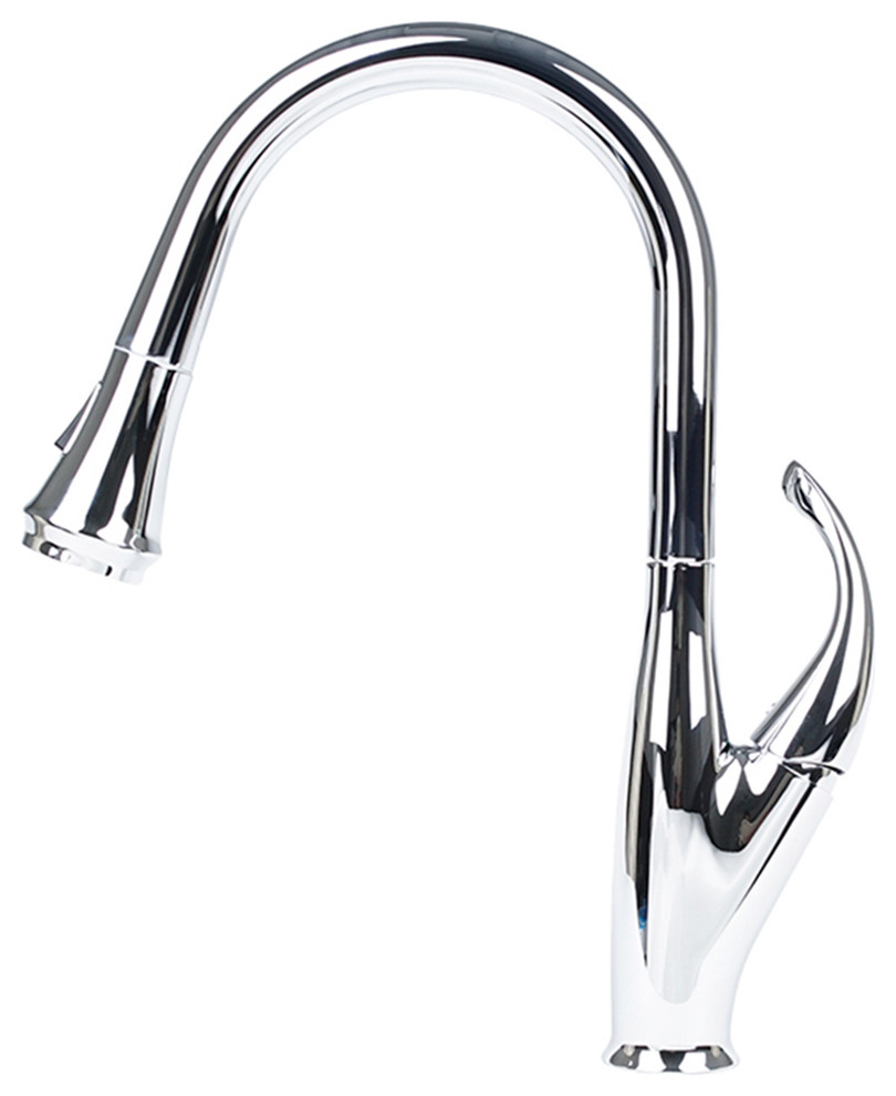 Cosmo Pull-Down Kitchen Faucet, Chrome