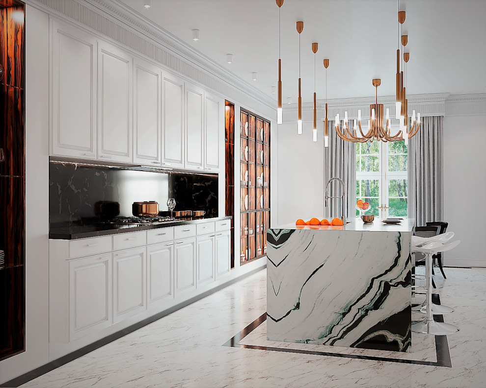 Меблирование загородного дома на рублевском ш