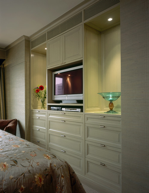 Nyc Apartment Master Bedroom Dresser And Tv Cabinetry