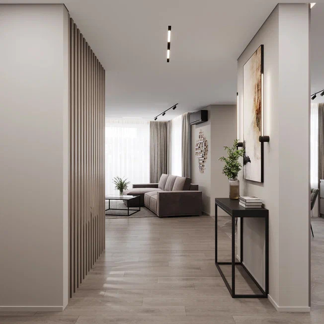 Дизайн проект 4-х комнатной квартиры 145 м2 для семейной пары с детьми