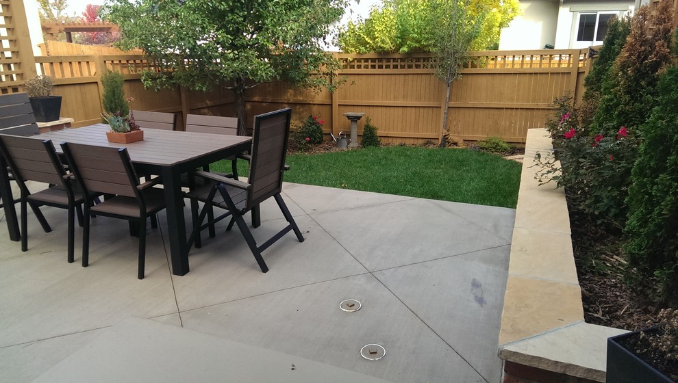 Traditional Back Yard Remodel