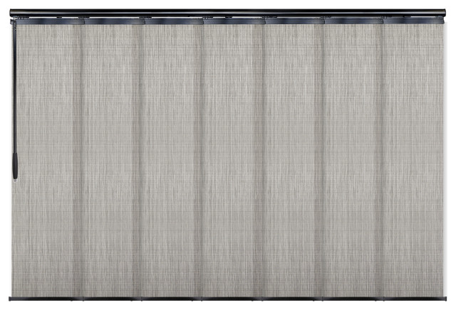 Arias 7-Panel Track Extendable Vertical Blinds 110-153"W