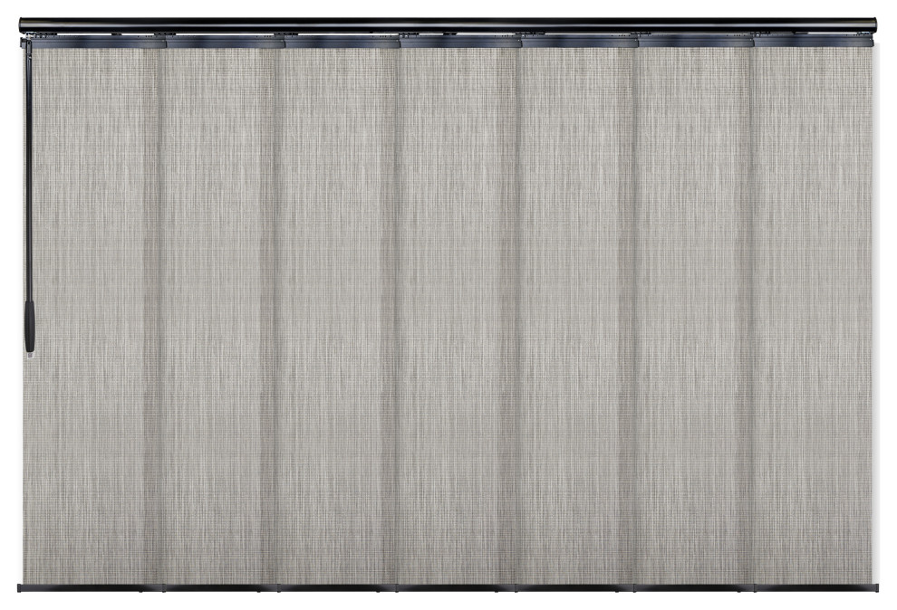 Arias 7-Panel Track Extendable Vertical Blinds 110-153"W