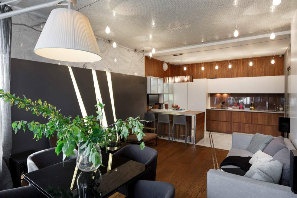 Квартира с передовыми технологиями и древней философией