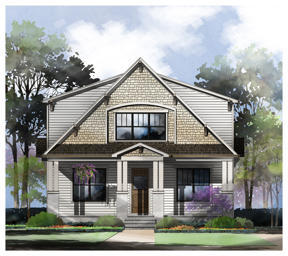 A frame house