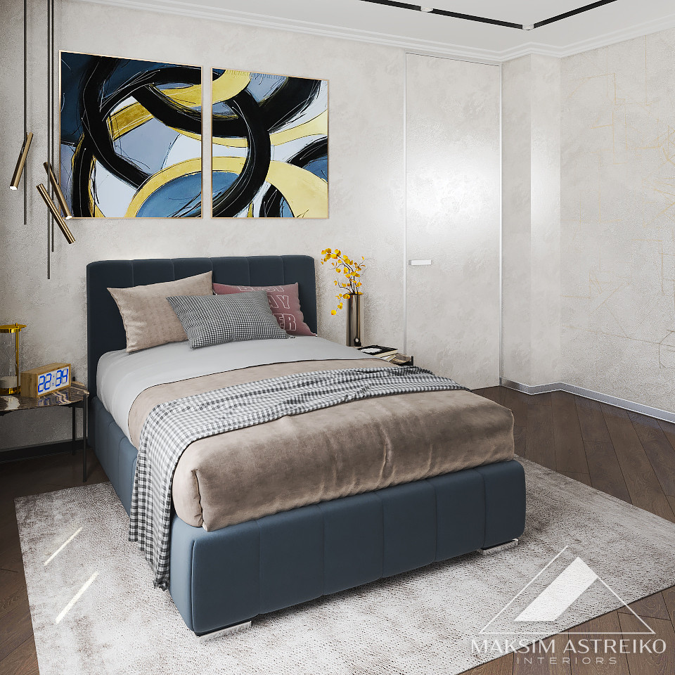 Современный интерьер с элементами арт деко