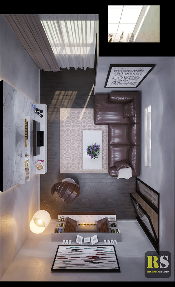 Дизайн интерьера квартиры в скандинавском стиле г.Харьков