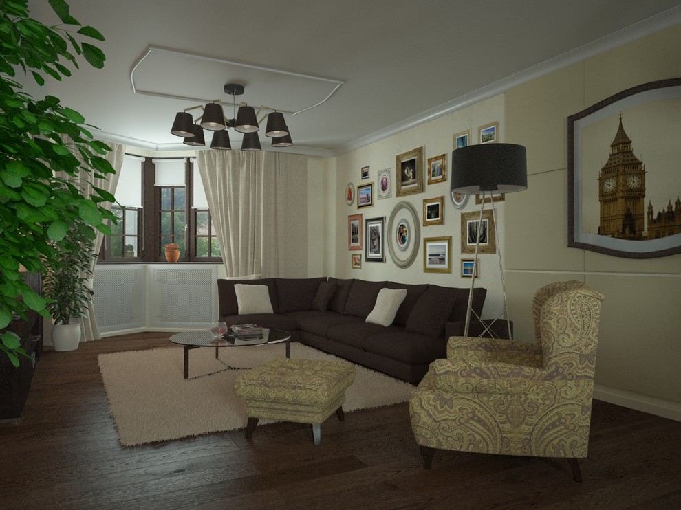 Гостиная-столовая.Оренбург.Частный дом.первый этаж.