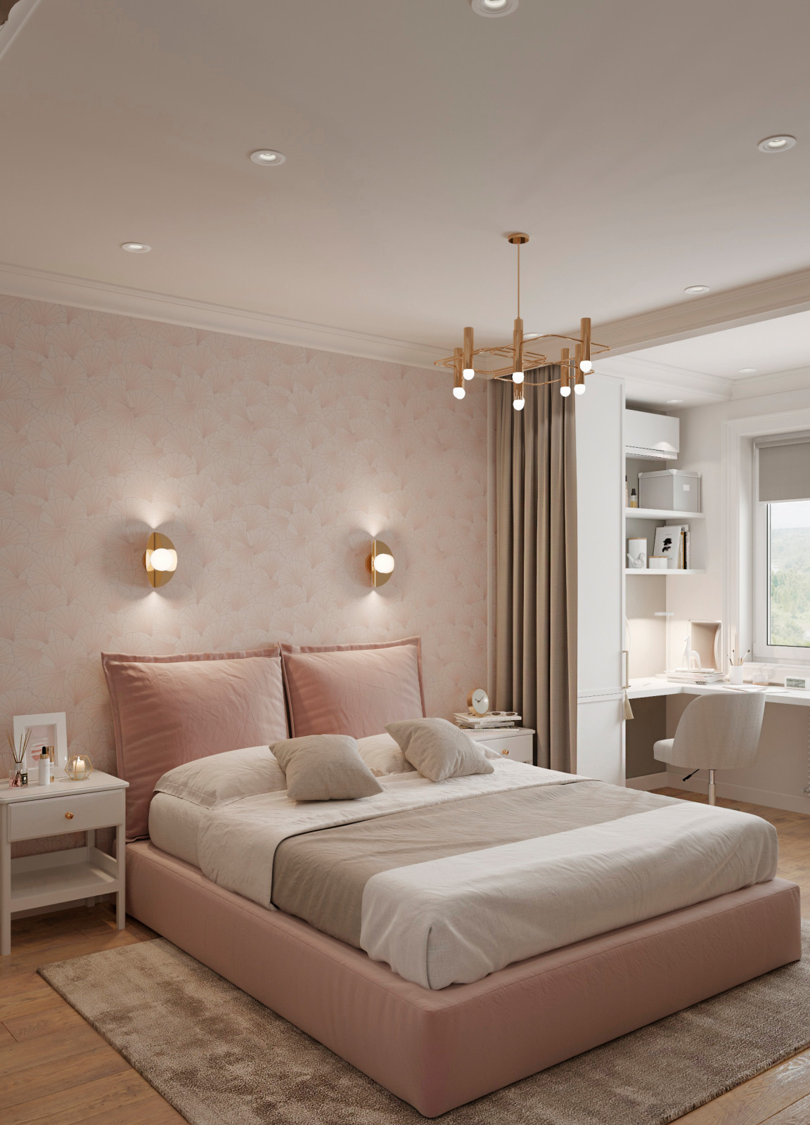 г. Краснодар, квартира для молодой девушки 41,5 кв.м.