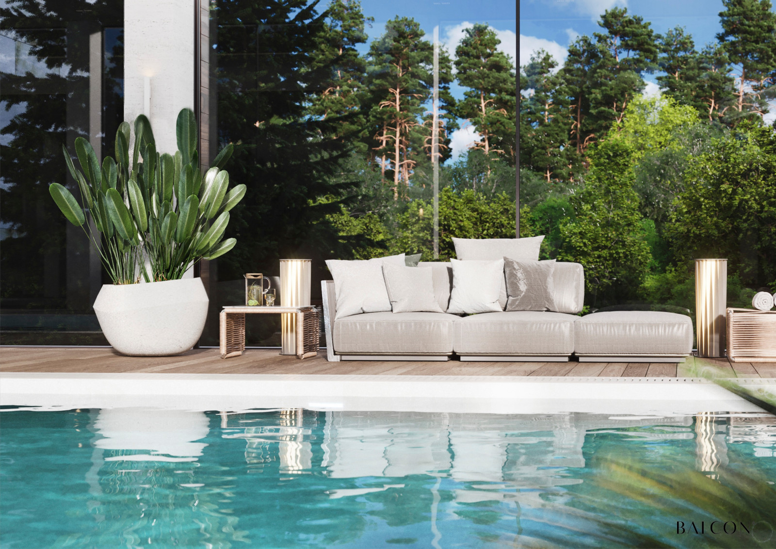 Спа-компекс с бассейном