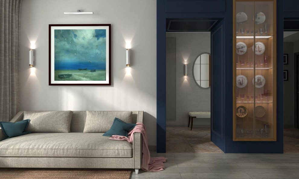 Проект квартиры "Капучино и МОРЕ"