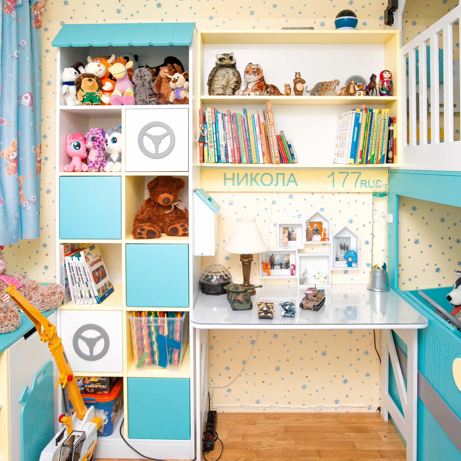 Проект детской комнаты в автомобильной стилистике