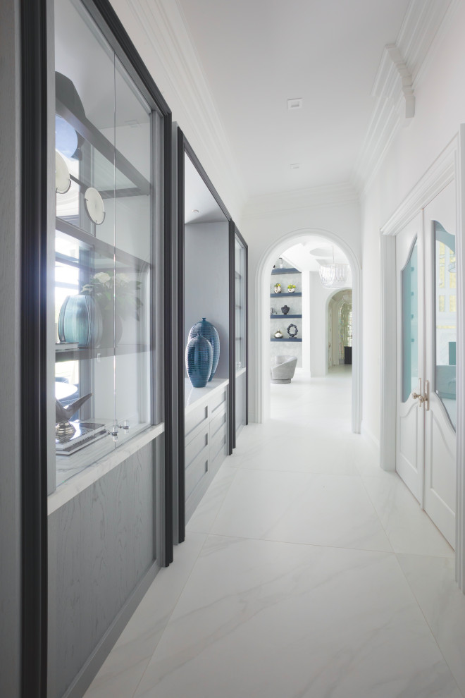 Hallway - transitional hallway idea