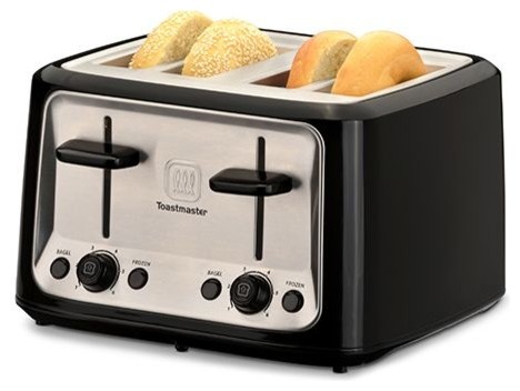Toastmaster 4 Slice Cool Touch Toaster Contemporary Toasters