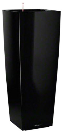 Cubico Alto Self Watering Planter, 105x40x40 CM, Black