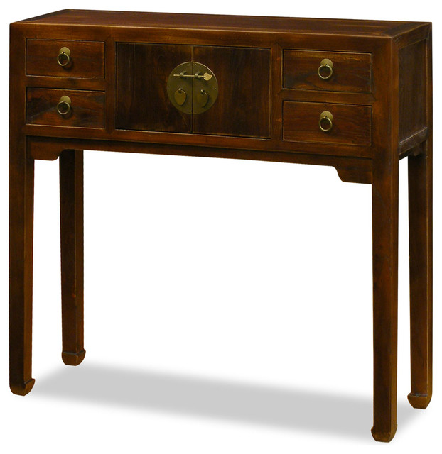 Elmwood Console Table Asian Console Tables by China Furniture and