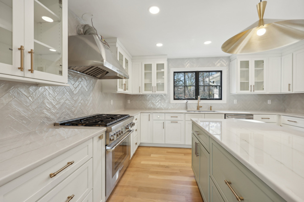 Custom Kitchen Island & Range | Second Floor Addition Wyckoff NJ