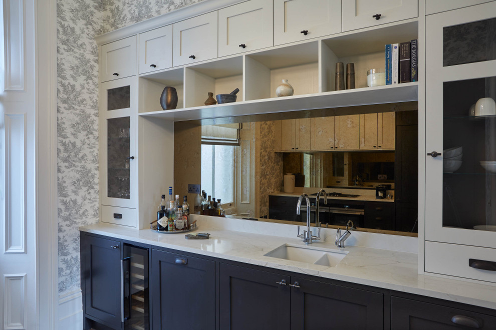 Classic home bar in Oxfordshire.