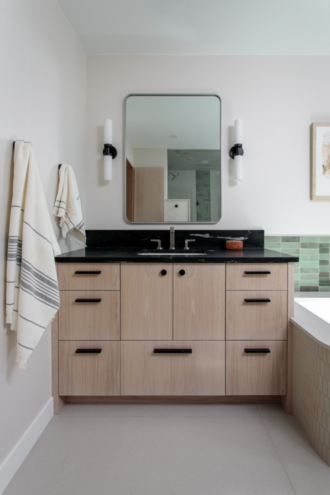Updated primary bath - Genesee home