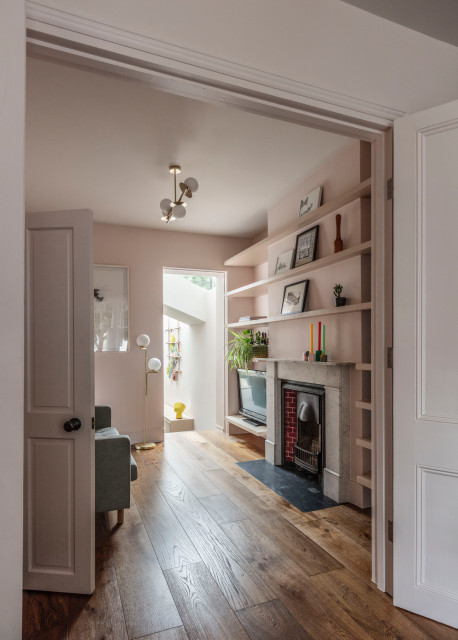 A VICTORIAN TERRACE IN HACKNEY trendy-dagligstue