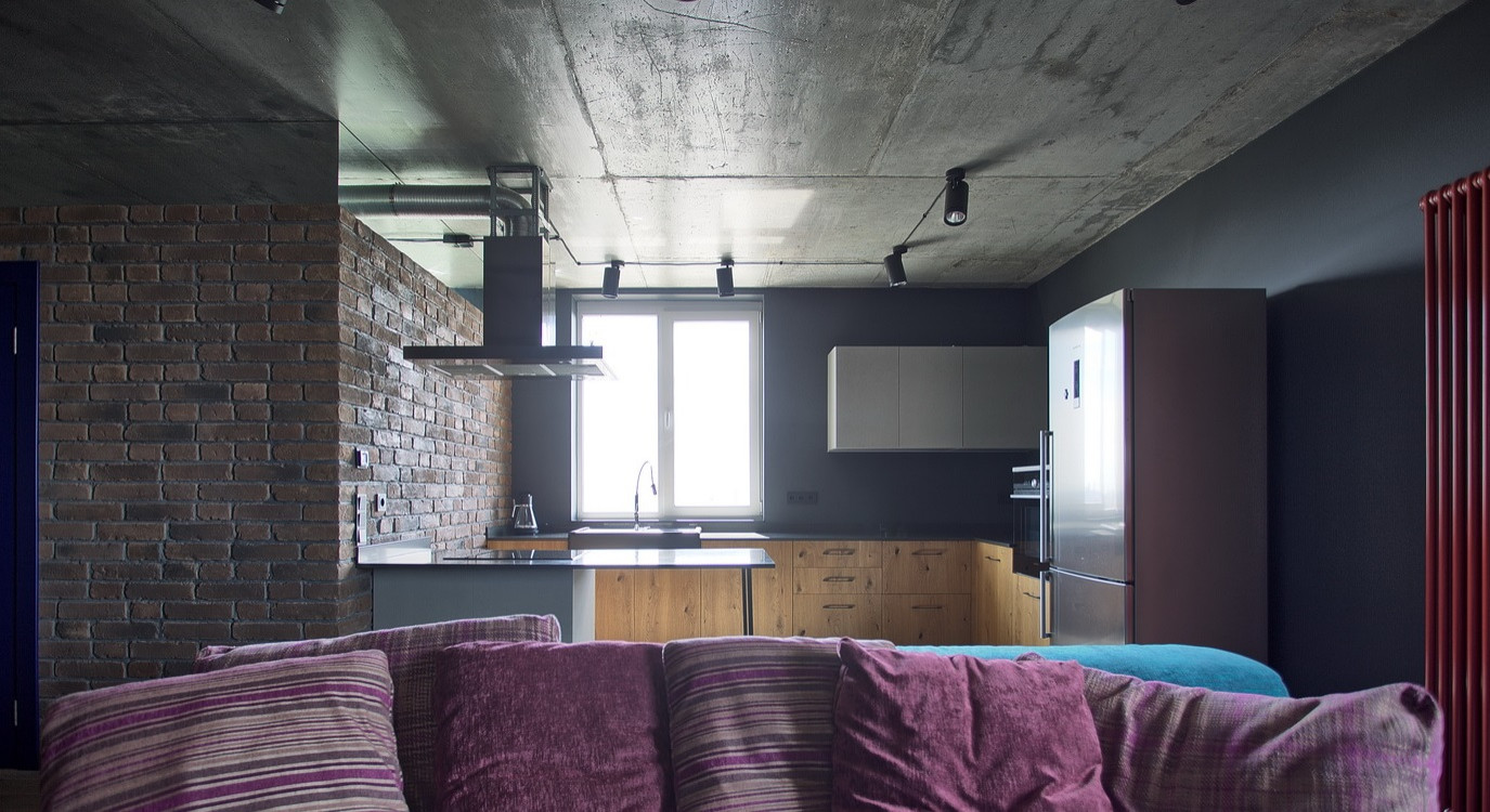 Кухня Solid Loft у Loft інтер’єрі