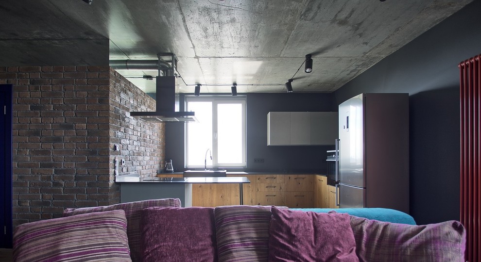 Кухня Solid Loft у Loft інтер’єрі