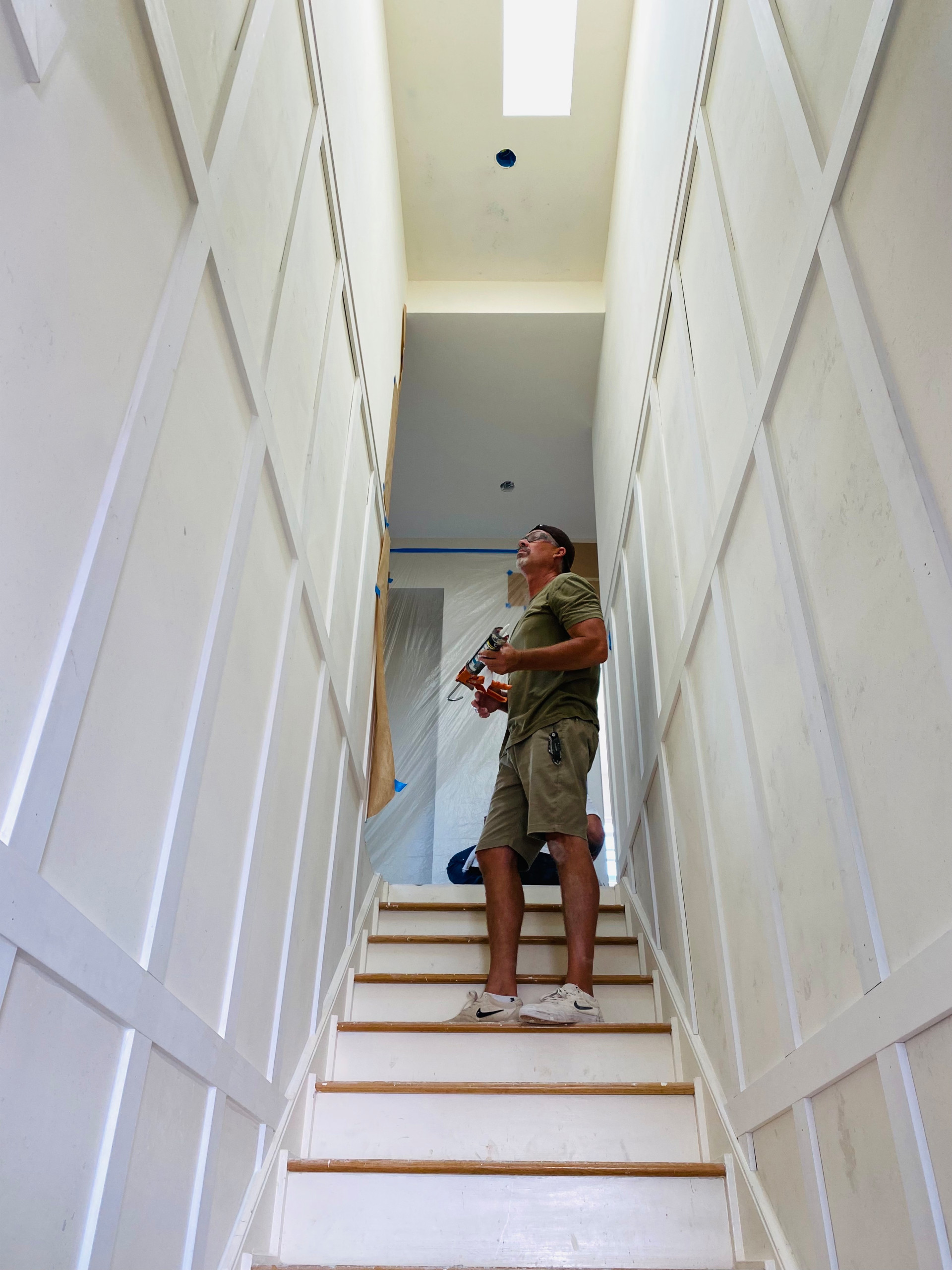 Stairway feature wall