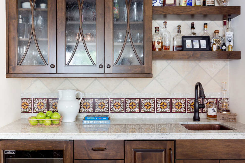 Spanish Bar Mediterranean Home Bar Los Angeles by Beach