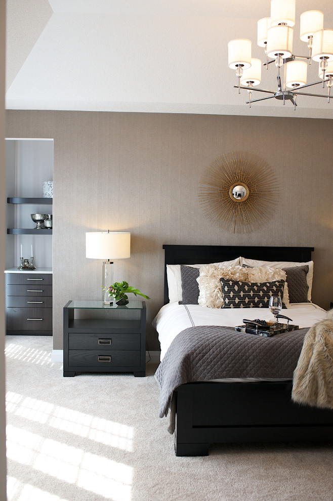 Solarte Residence - Contemporary - Bedroom - Edmonton - by Marie Hebson's interiorsBYDESIGN Inc.