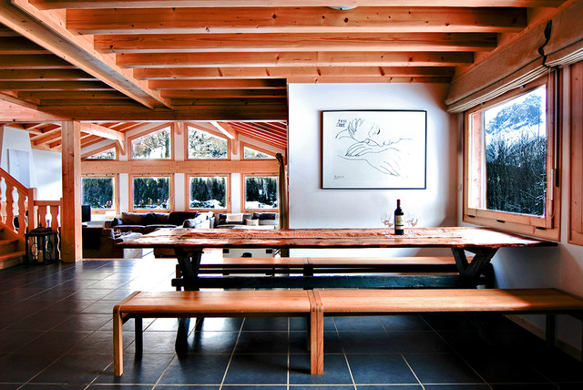 Chalets moderne-dagligstue