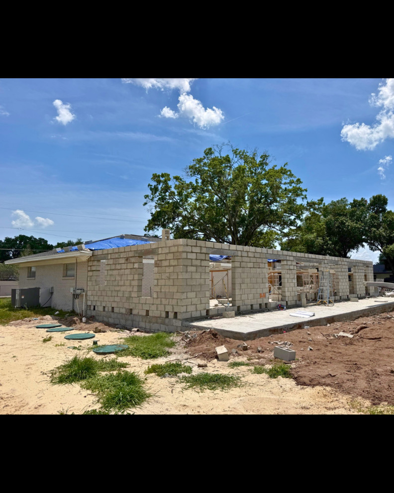 Home Addition — Slab to Block Work (Framing Next)