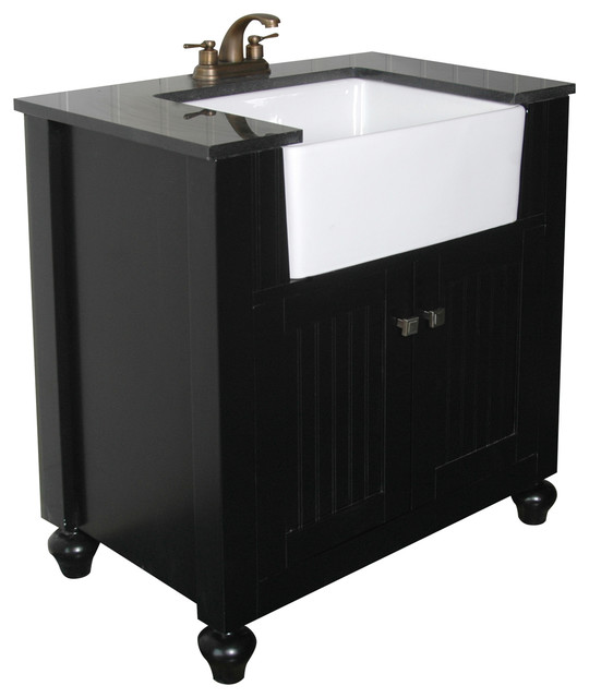Legion Mara Vanity With Farm Sink Espresso Transitional Legion Mara Vanity With Farm Sink Espresso