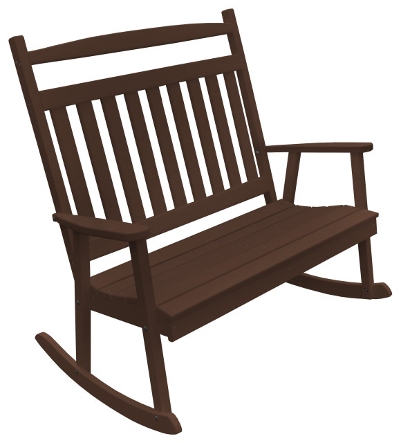 Poly Classic Double Rocker - Transitional - Outdoor Rocking Chairs - by ...