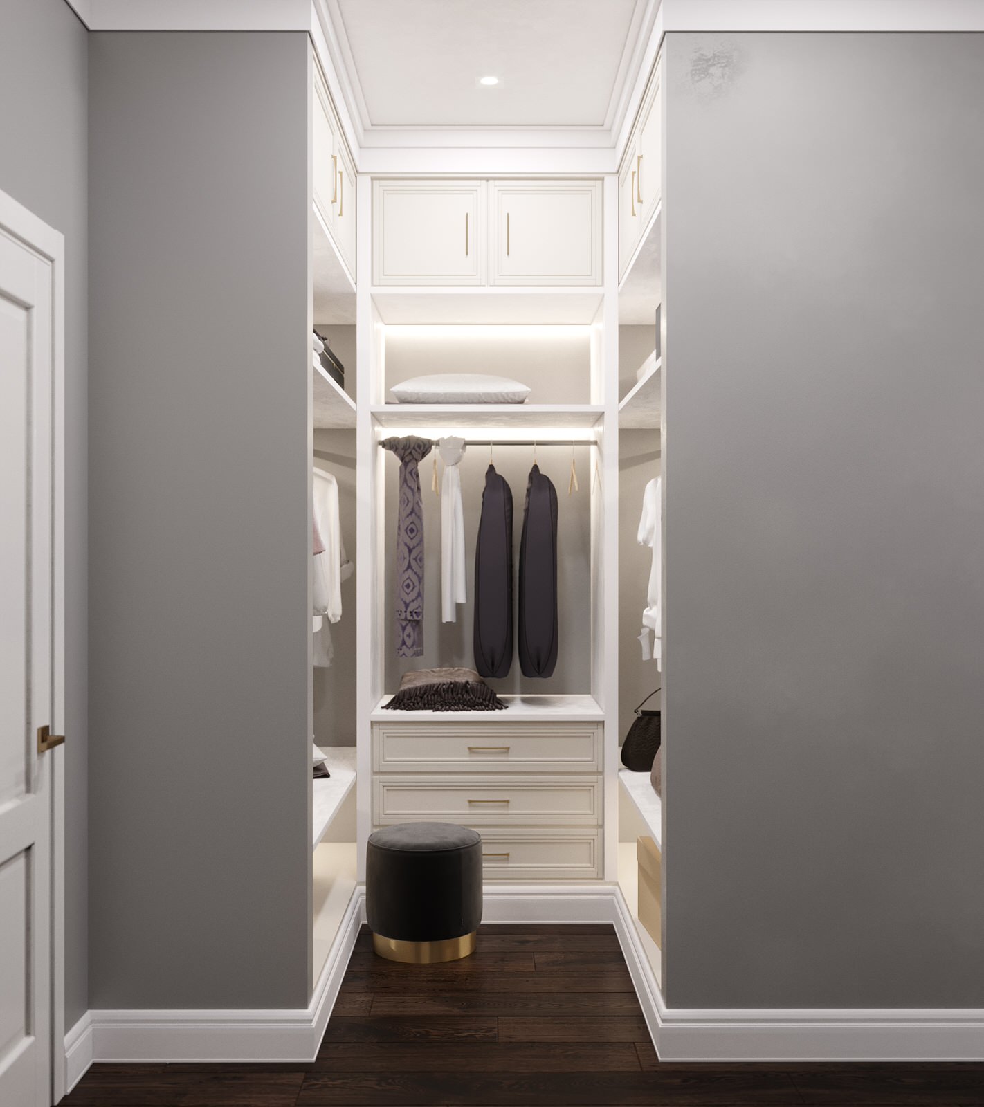 Проект интерьера квартиры в ЖК «Солнечный Олимп»