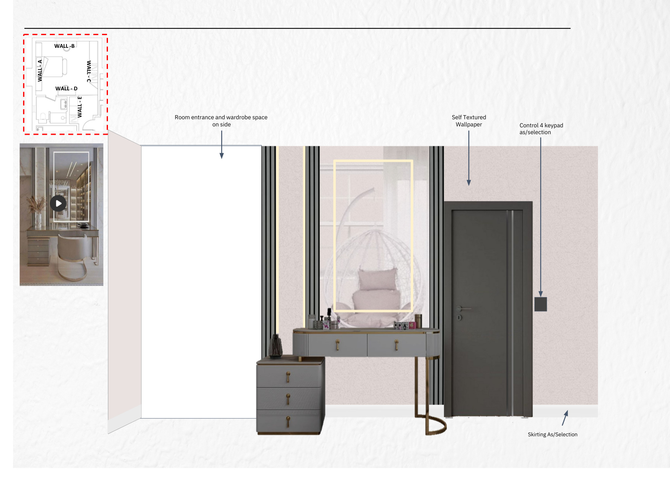 Modern Girls Bedroom Makeover in Tooting