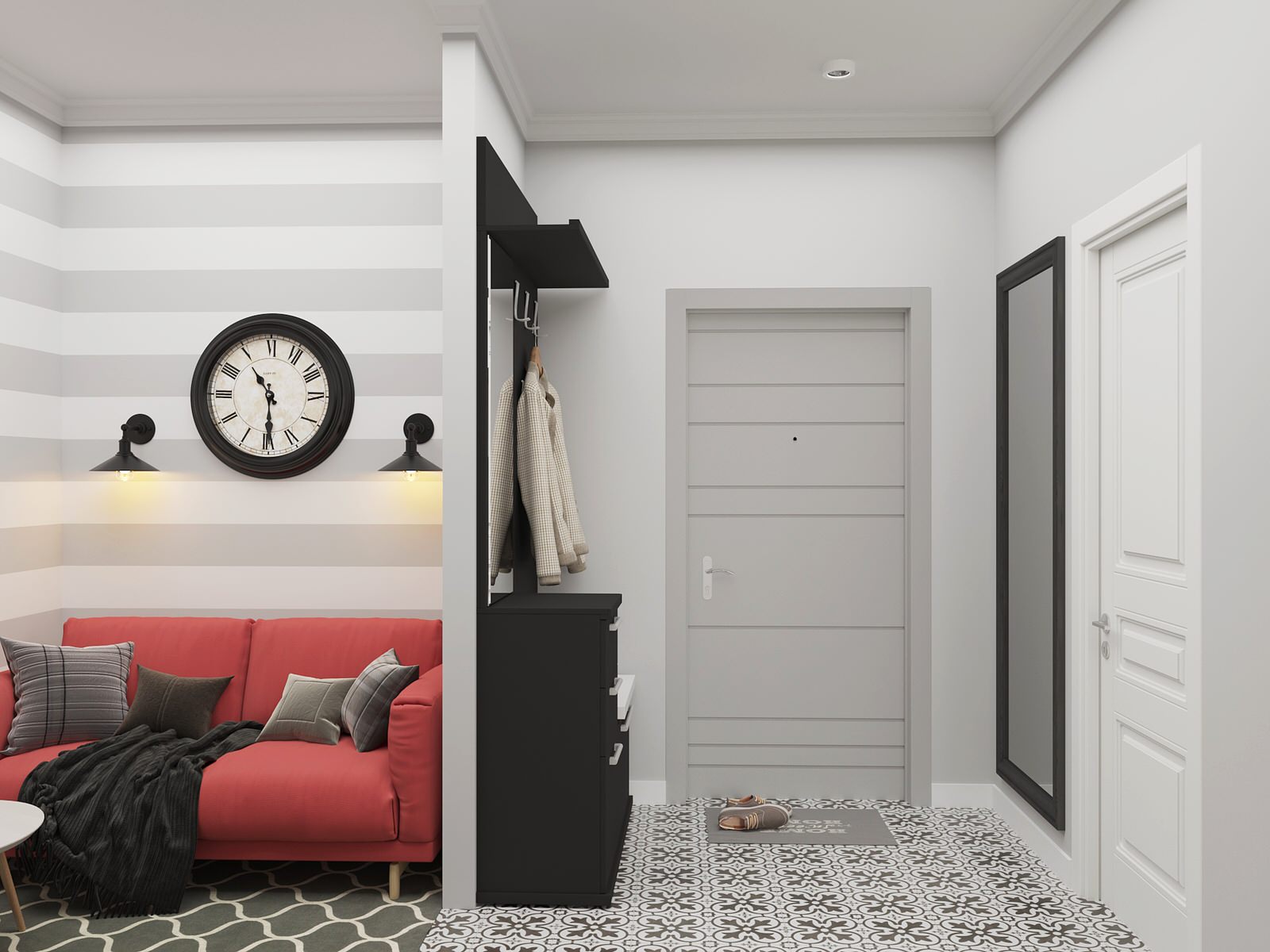 Студия в скандинавском настроении