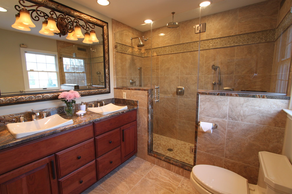 This is an example of a transitional bathroom in Baltimore.