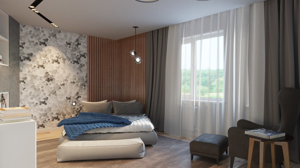 3D Визуализация спальни Визуализатор Александр Антонов Дизайнер Марина Иванова