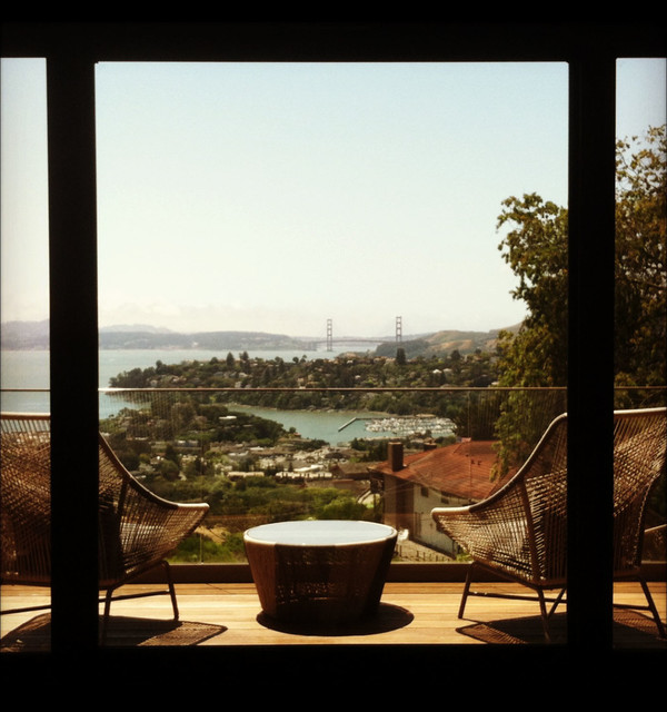 Interior trendy-terrasse