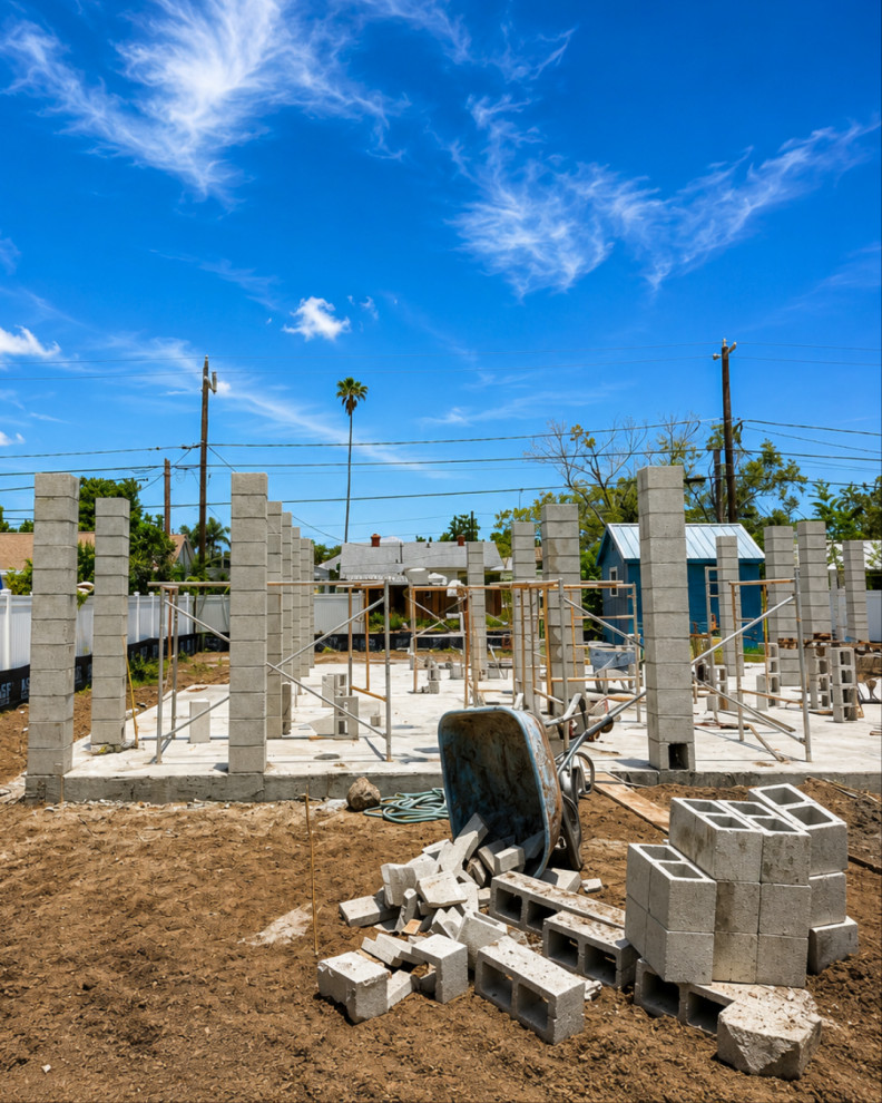 HUD Residential Home Rebuild — Slab Complete & Structural Framing Underway