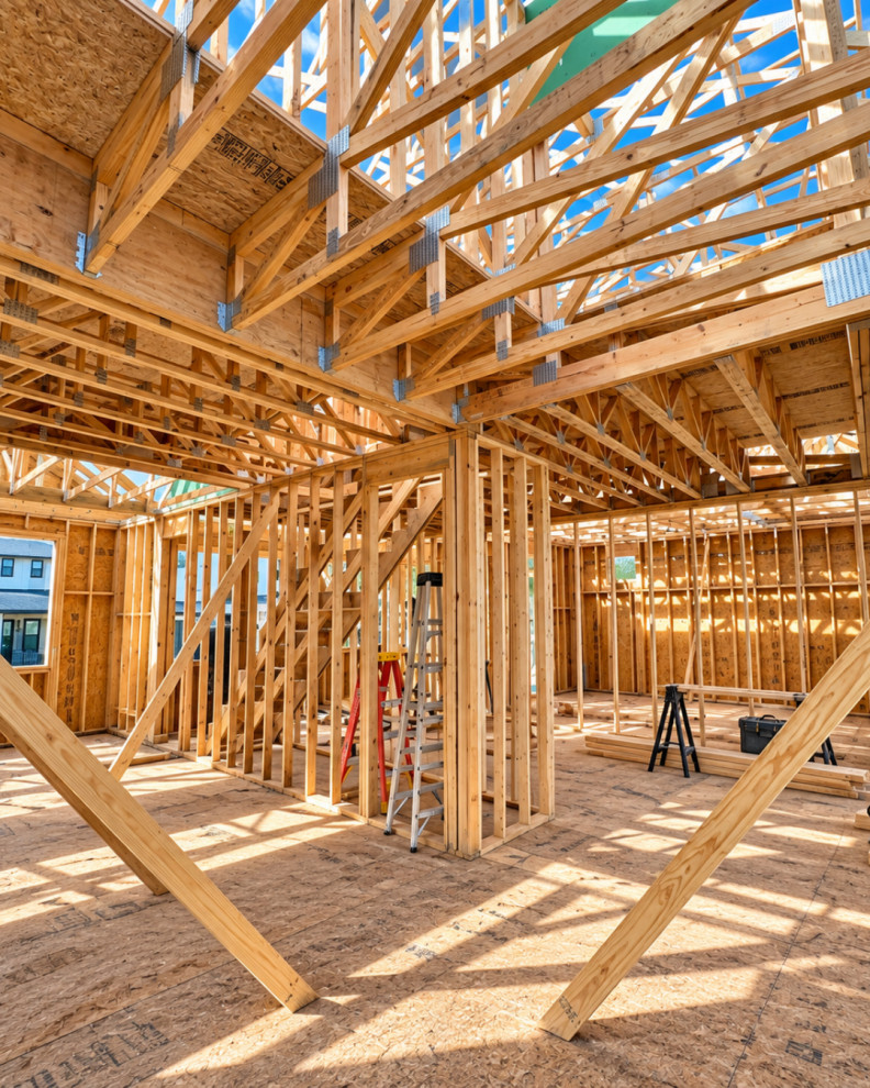 Three-Story Custom Home - Phase 4 of 4: Second-Floor Structural Framing