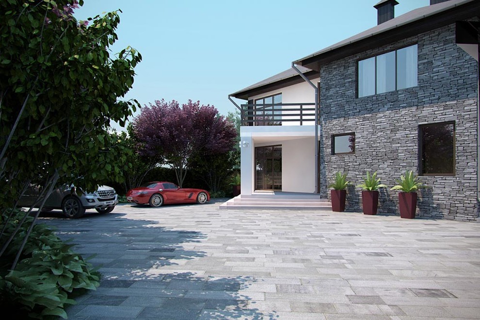 Дизайн частного сада 18 соток