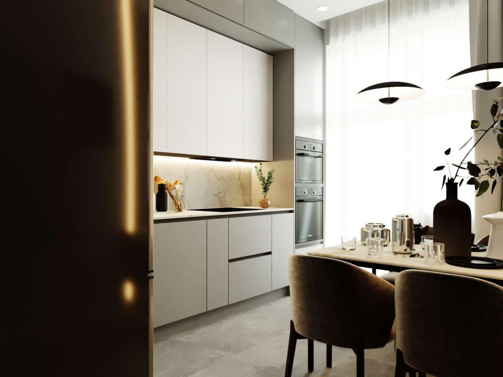 Дизайн-проект  квартира в ЖК «Живописный» 56 м²